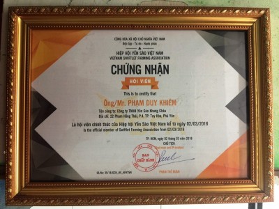 Hình ảnh giấy chứng nhận