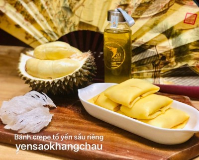 Bánh crepe tổ yến sầu riêng